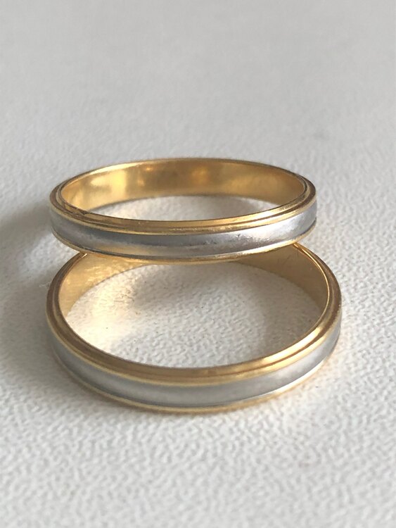 指輪 K18 pt900(2個)（金・貴金属）の商品画像 - 査定依頼日：2025年5月5日 - 最高査定価格：70,000円