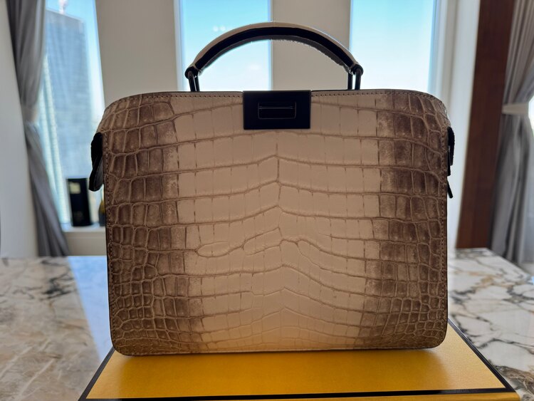 FENDI PEEKABOO ISEEU XCROSS Small クロコダイル（ブランドバッグ）の商品画像 - 査定依頼日：2025年4月15日 - 最高査定価格：550,000円