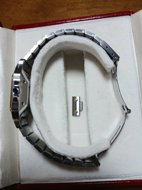 カルティエ サントス 2961 ss-18kこんび（高級時計）の商品画像 - 査定依頼日：2026年2月11日 - 最高査定価格：830,000円