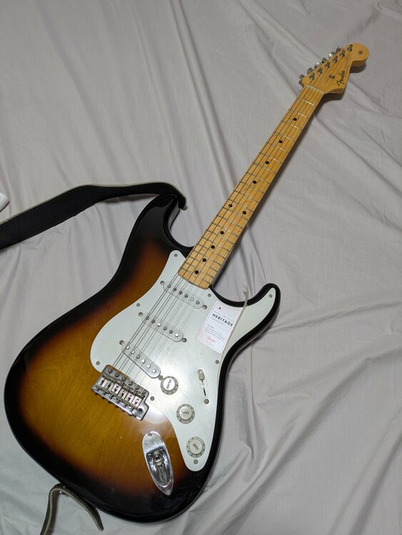 Fender Made in Japan Heritage 50s Strato（ピアノ・楽器・PA機材）の商品画像 - 査定依頼日：2026年6月24日 - 最高査定価格：85,000円