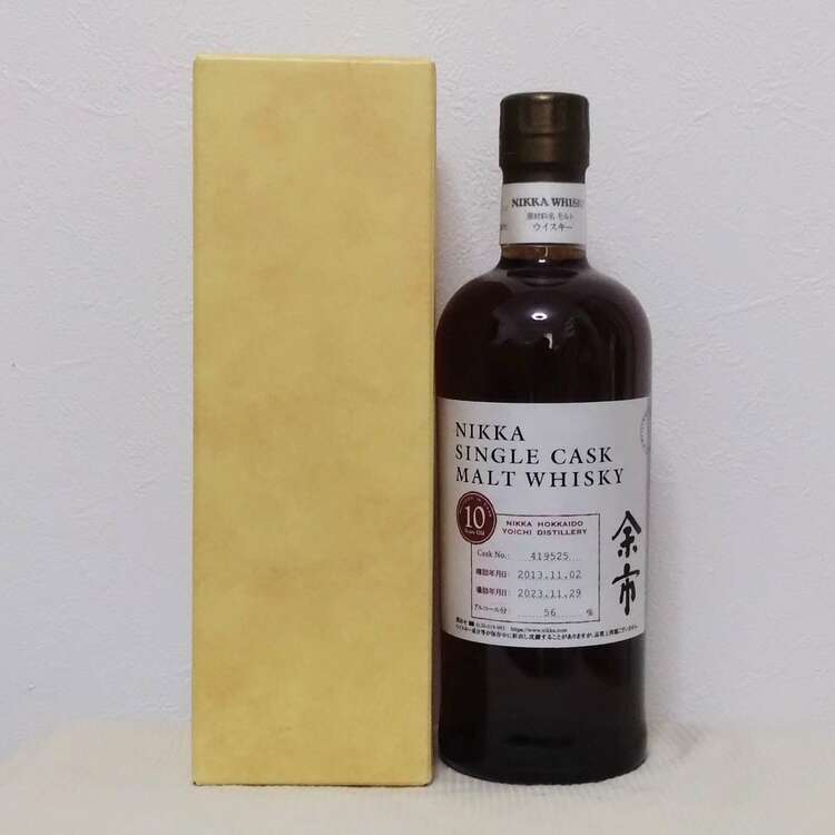 ウイスキー ニッカ 余市 （お酒）の商品画像 - 査定依頼日：2025年3月27日 - 最高査定価格：55,000円