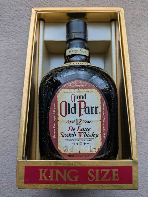 Grand　Old　Parr　１２年　KingSize（お酒）の商品画像 - 査定依頼日：2025年2月2日 - 最高査定価格：1,500円