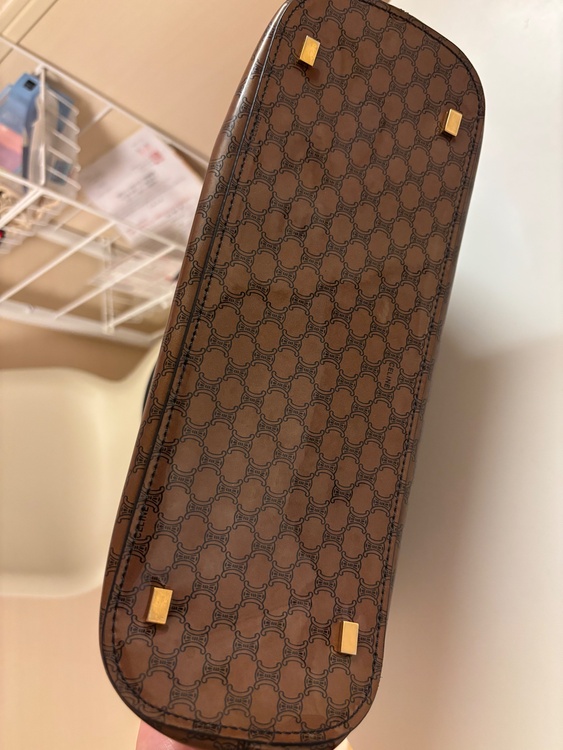 CELINE マカダム柄 ハンドバッグ（古着・ファッション）の商品画像 - 査定依頼日：2026年8月24日 - 最高査定価格：23,000円