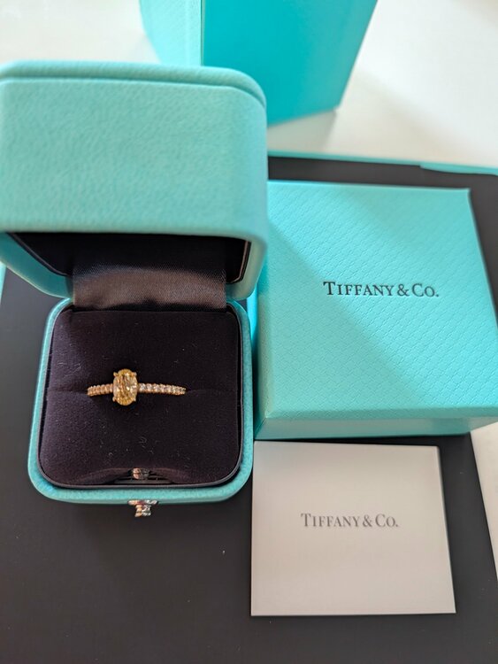 Tiffany yellow diamond ring（金・貴金属）の商品画像 - 査定依頼日：2026年9月13日 - 最高査定価格：860,000円