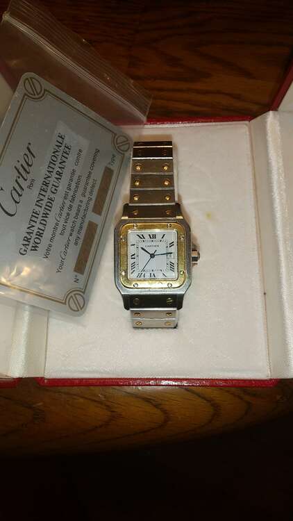 カルティエ サントス 296179349（高級時計）の商品画像 - 査定依頼日：2025年3月27日 - 最高査定価格：600,000円