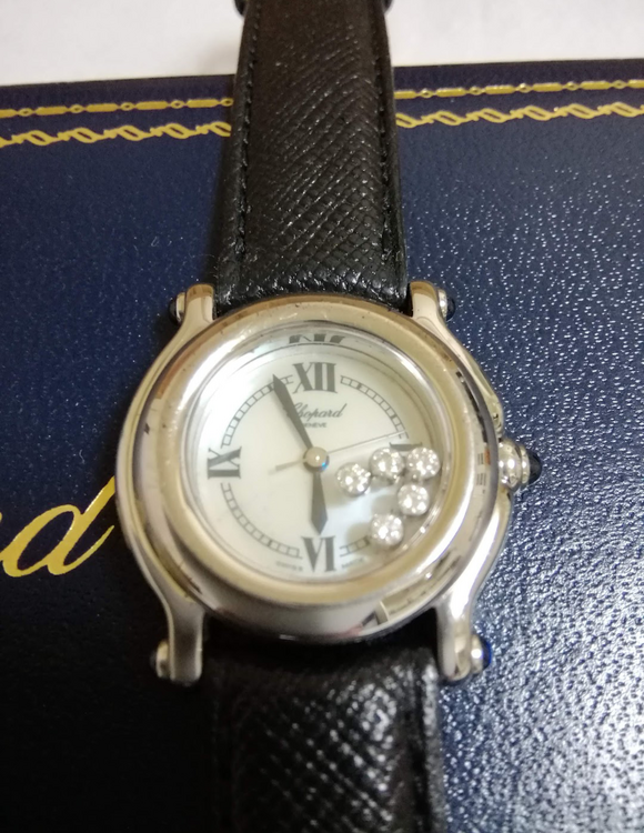 ショパール　ハッピースポーツダイヤモンド（高級時計）の商品画像 - 査定依頼日：2025年3月21日 - 最高査定価格：90,000円