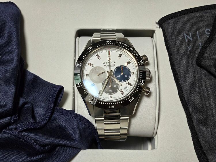ゼニス クロノマスタースポーツ ウォッチ エルプリメロ Chronomaster（高級時計）の商品画像 - 査定依頼日：2025年9月26日 - 最高査定価格：930,000円