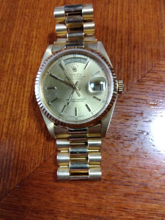 ロレックス デイデイト 1803（高級時計）の商品画像 - 査定依頼日：2025年5月17日 - 最高査定価格：2,220,000円