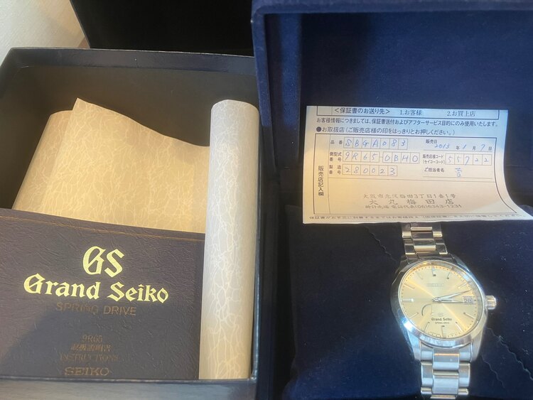 SBGA083（高級時計）の商品画像 - 査定依頼日：2025年3月22日 - 最高査定価格：200,000円