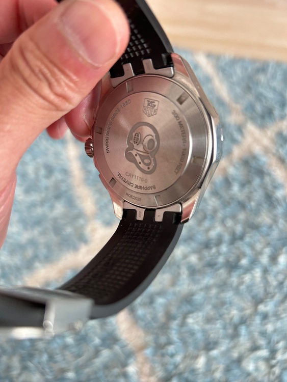 タグホイヤー アクアレーサー CAY1110-（高級時計）の商品画像 - 査定依頼日：2025年10月23日 - 最高査定価格：110,000円