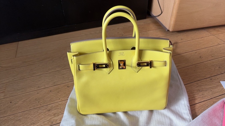 バーキン25ライムゴールド金具（ブランドバッグ）の商品画像 - 査定依頼日：2025年8月15日 - 最高査定価格：1,800,000円
