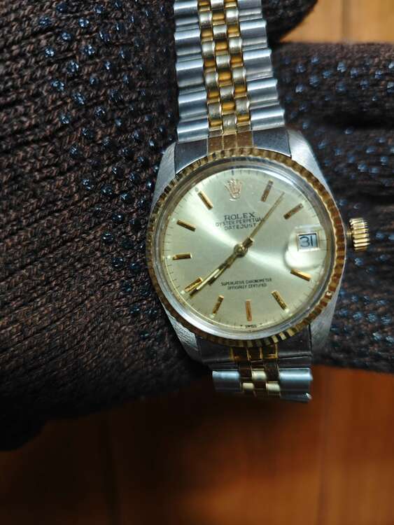 ロレックス デイトジャスト （高級時計）の商品画像 - 査定依頼日：2025年2月14日 - 最高査定価格：750,000円