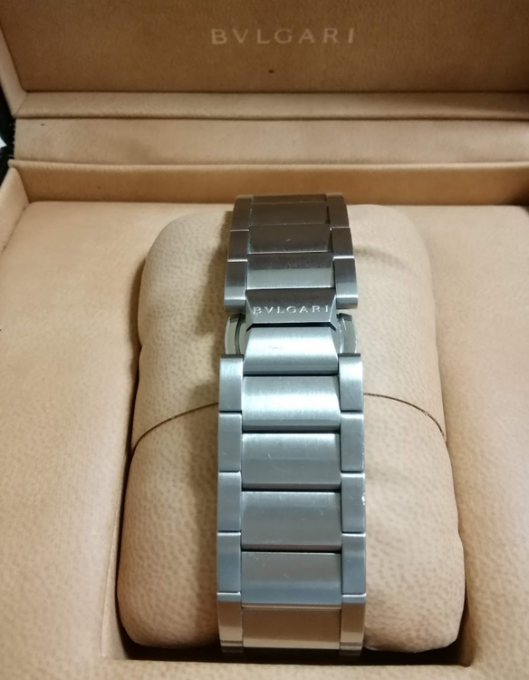 未使用。BVLGARI　エルゴン　自動巻きデイト（高級時計）の商品画像 - 査定依頼日：2025年4月28日 - 最高査定価格：200,000円