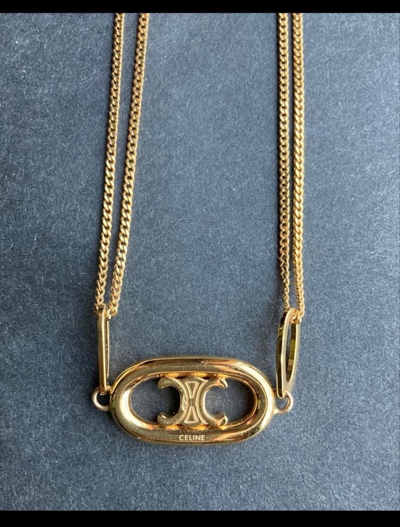 セリーヌトリオンフネックレスダブルチェーン（金・貴金属）の商品画像 - 査定依頼日：2025年12月17日 - 最高査定価格：15,000円