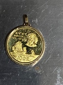 中国金貨1983マルコポーロ100元11.2g枠k18トップ（金・貴金属）の商品画像 - 査定依頼日：2026年9月21日 - 最高査定価格：250,000円