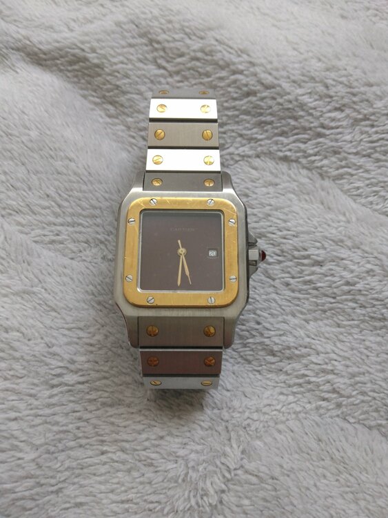 カルティエ サントス 3050（高級時計）の商品画像 - 査定依頼日：2026年3月23日 - 最高査定価格：100,000円