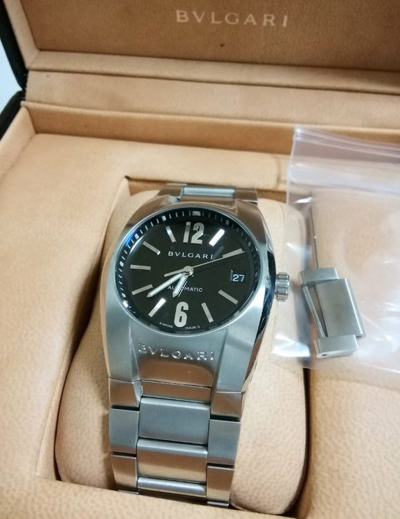 未使用。BVLGARI　エルゴン　自動巻きデイト（高級時計）の商品画像 - 査定依頼日：2025年4月28日 - 最高査定価格：200,000円