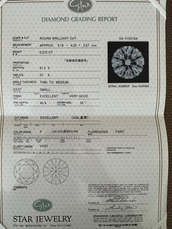 スタージュエリー エンゲージメントリング（宝石）の商品画像 - 査定依頼日：2023年7月17日 - 最高査定価格：40,000円