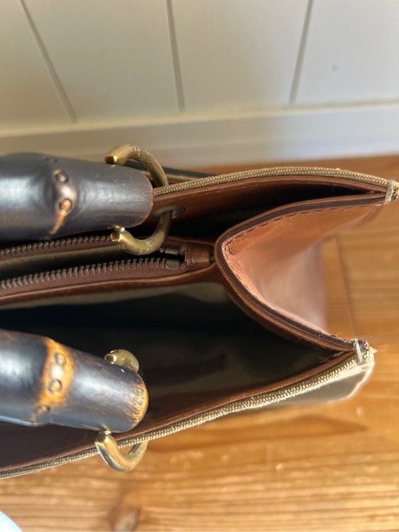 GUCCI バンブー キャンバストートバッグ（ブランドバッグ）の商品画像 - 査定依頼日：2026年1月8日 - 最高査定価格：30,000円