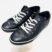 シャネル レザースニーカー（古着・ファッション）の商品画像 - 査定依頼日：2025年9月3日 - 最高査定価格：20,000円