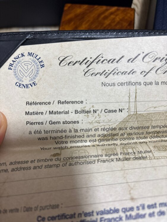 フランクミュラー トノウカーベックス （高級時計）の商品画像 - 査定依頼日：2025年4月23日 - 最高査定価格：220,000円