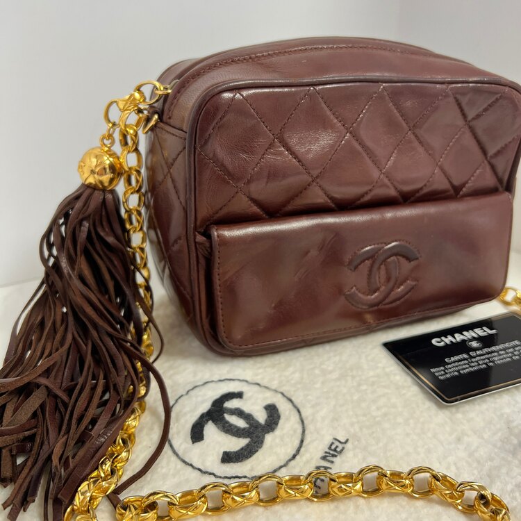 美品　シャネル　マトラッセ　ブラウン（ブランドバッグ）の商品画像 - 査定依頼日：2025年2月17日 - 最高査定価格：250,000円