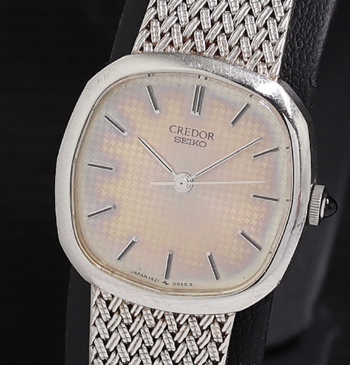 美品 高級ライン セイコークレドール レディース 腕時計 シルバー文字盤 稼働品 SEIKO】セイコー クレドール 腕時計 クオーツ SS ホワイト・ゴールド