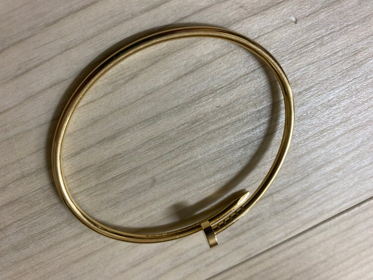 カルティエ　ジュストアンクル（金・貴金属）の商品画像 - 査定依頼日：2024年11月15日 - 最高査定価格：800,000円