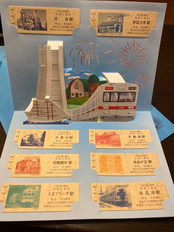 東急電鉄　平成8年8月8日記念入場券（その他のおもちゃ）の商品画像 - 査定依頼日：2025年8月27日 - 最高査定価格：3,000円