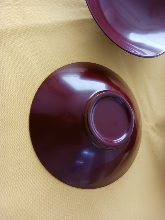 【越前漆器】輪花取り皿６寸　天然木 10枚組　（食器）の商品画像 - 査定依頼日：2025年8月21日 - 最高査定価格：2,000円