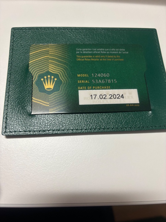 ロレックス サブマリーナー 124060（高級時計）の商品画像 - 査定依頼日：2026年3月10日 - 最高査定価格：1,950,000円