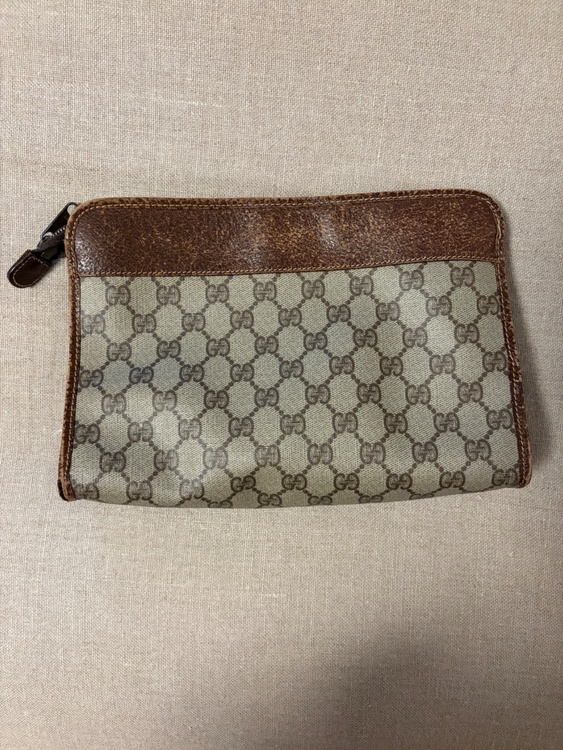 GUCCI GGプラス／オールドグッチ コスメポーチ（ブランドバッグ）の商品画像 - 査定依頼日：2026年10月5日 - 最高査定価格：5,000円