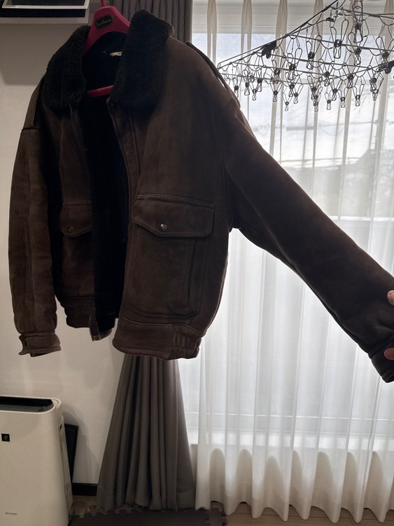 ラムラザージャケット（古着・ファッション）の商品画像 - 査定依頼日：2026年1月15日 - 最高査定価格：2,000円