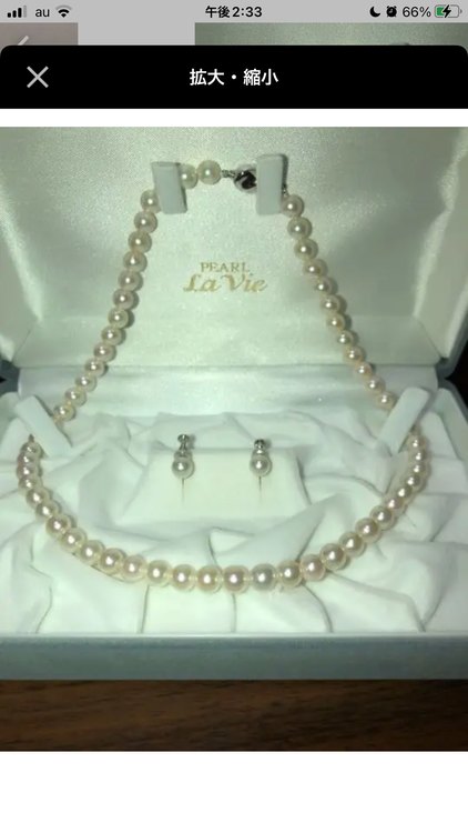 伊勢志摩産　アコヤ真珠6.5〜7mm ネックレス・イヤリングセット（宝石）の商品画像 - 査定依頼日：2022年9月20日 - 最高査定価格：5,000円