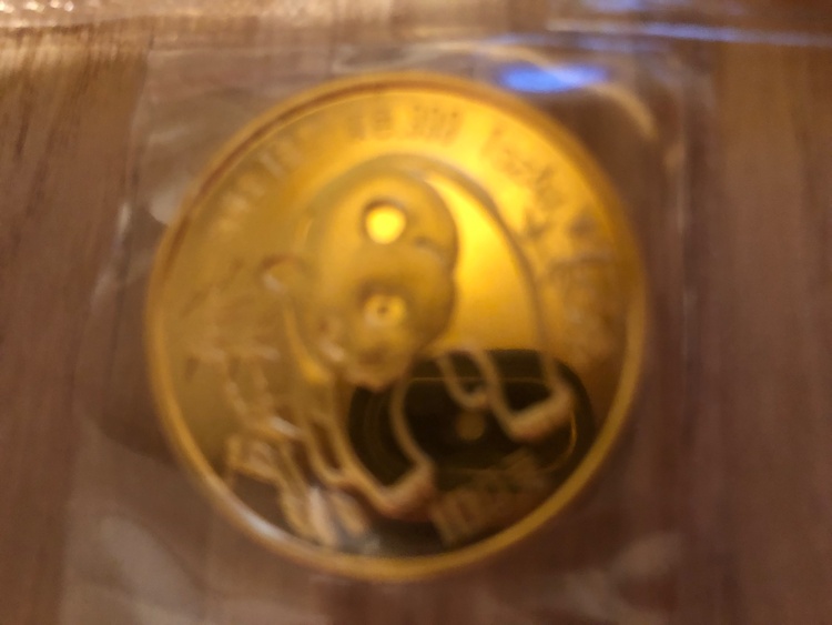パンダ金貨1986.100元（金・貴金属）の商品画像 - 査定依頼日：2026年8月23日 - 最高査定価格：734,200円