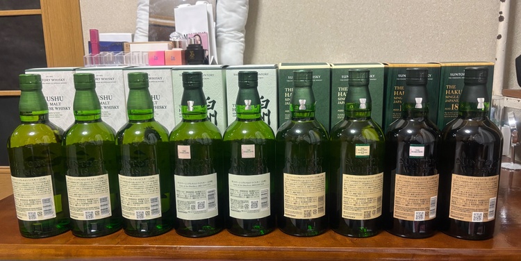 サントリー 白州（お酒）の商品画像 - 査定依頼日：2026年3月7日 - 最高査定価格：100,000円