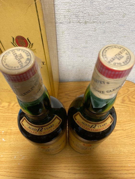 グレンリベット12年赤アザミ750ml43% 2本（お酒）の商品画像 - 査定依頼日：2026年1月7日 - 最高査定価格：30,000円