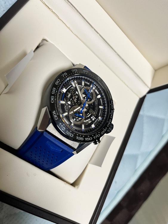 タグホイヤー カレラ キャリバーホイヤー01くろのく（高級時計）の商品画像 - 査定依頼日：2025年7月5日 - 最高査定価格：390,000円