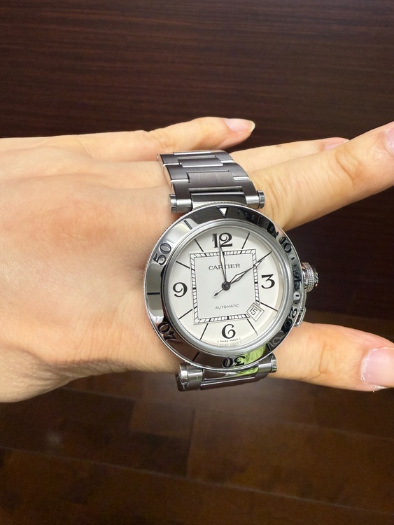 カルティエ パシャ カルティエ CARTIER W31080M7 パシャ シータイマー デイト 自動巻き メンズ _894266（高級時計）の商品画像 - 査定依頼日：2025年10月29日 - 最高査定価格：280,000円