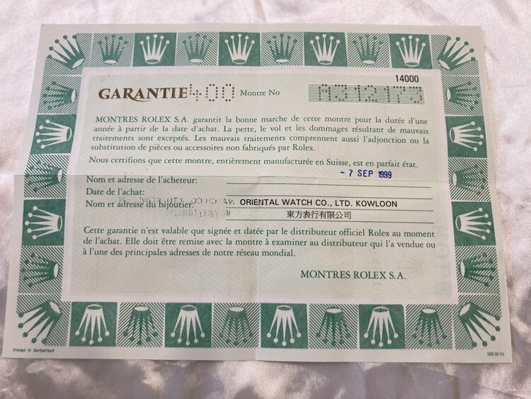ロレックス エアキング 14000（高級時計）の商品画像 - 査定依頼日：2026年1月27日 - 最高査定価格：730,000円