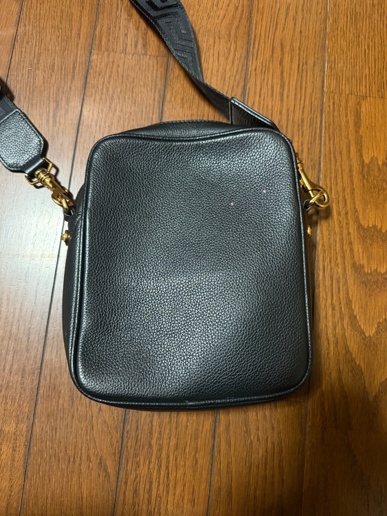 ヴェルサーチ　ショルダーバッグ　メデューサ　ゴールド金具　レザー　黒（ブランドバッグ）の商品画像 - 査定依頼日：2026年3月11日 - 最高査定価格：10,000円