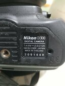 D300（カメラ）の商品画像 - 査定依頼日：2026年9月25日 - 最高査定価格：8,100円