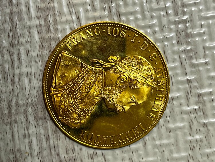 オーストリア　フランツ・ヨーゼフ１世４ダカット金貨（金・貴金属）の商品画像 - 査定依頼日：2026年8月23日 - 最高査定価格：300,000円
