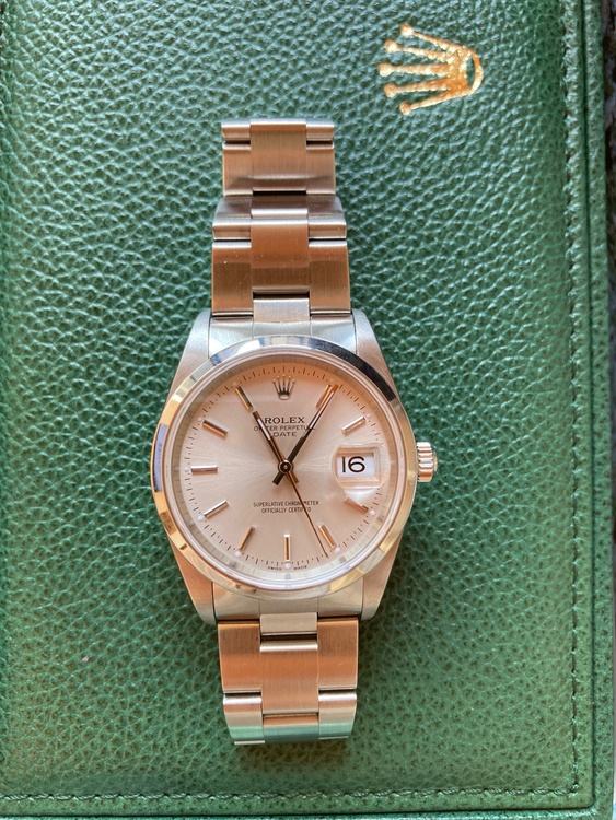 ロレックス パーペチュアルデイト 1520（高級時計）の商品画像 - 査定依頼日：2026年2月22日 - 最高査定価格：730,000円