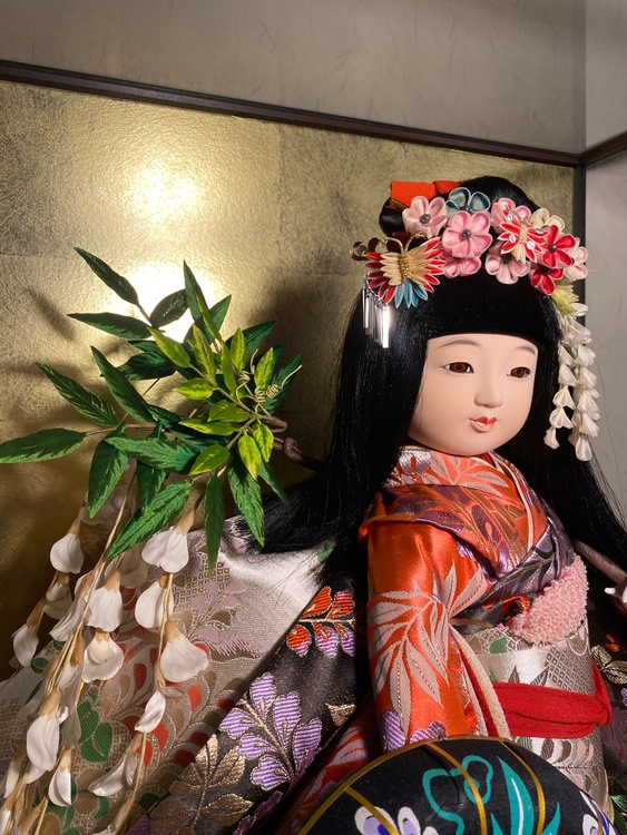 木村玉童作 尾山人形 藤娘（美術品・骨董品）の商品画像 - 査定依頼日：2026年4月28日 - 最高査定価格：100,000円