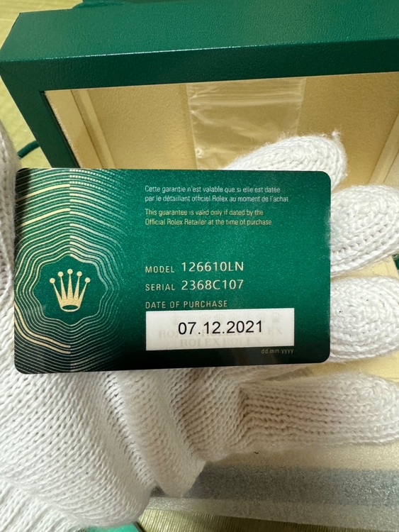 サブマリーナ（高級時計）の商品画像 - 査定依頼日：2025年11月23日 - 最高査定価格：2,200,000円