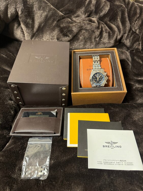 ブライトリング クロノマット （高級時計）の商品画像 - 査定依頼日：2025年2月5日 - 最高査定価格：450,000円