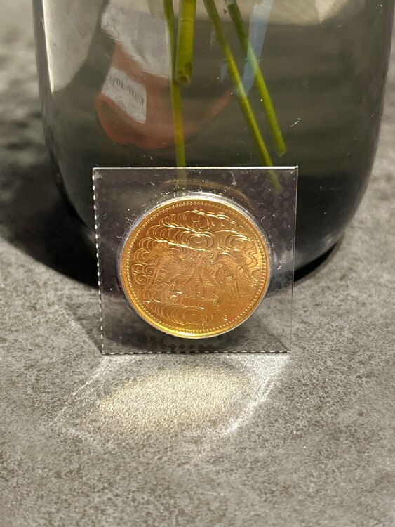 天皇御即位60年10万円金貨（金・貴金属）の商品画像 - 査定依頼日：2025年1月9日 - 最高査定価格：293,000円