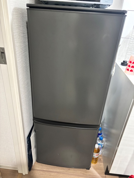 MR-P15J-H形 三菱ノンフロン冷凍冷蔵庫（家具・寝具）の商品画像 - 査定依頼日：2026年4月28日 - 最高査定価格：3,000円