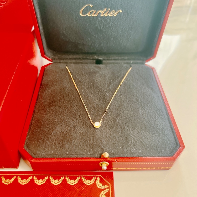 カルティエ ダムール ペンダント、ブリリアントカット ダイヤモンド、ラージモデル（宝石）の商品画像 - 査定依頼日：2026年10月2日 - 最高査定価格：180,000円